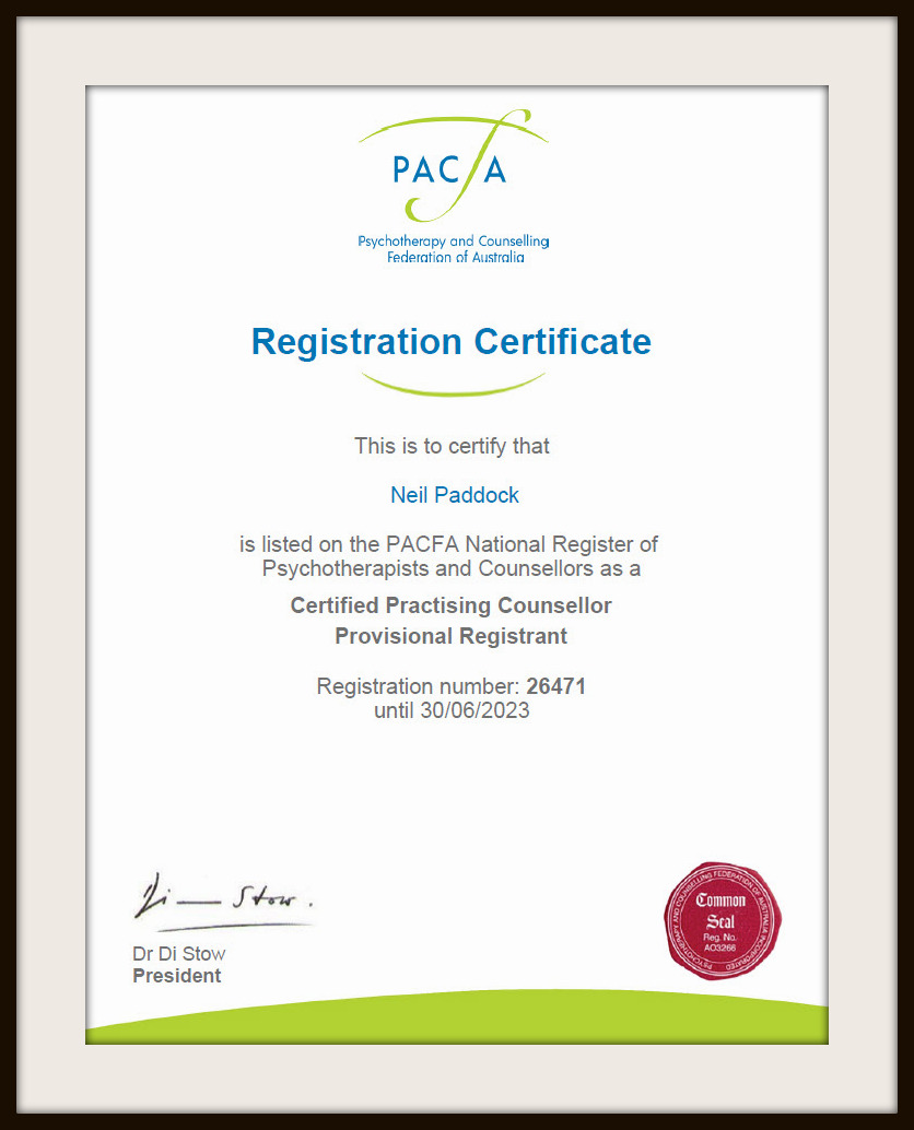 PACFA Registration Cert